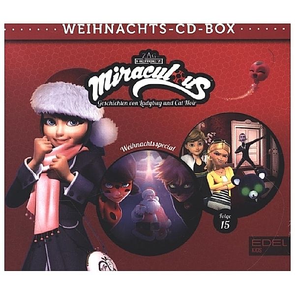 Miraculous - Geschichten von Ladybug und Cat Noir - Miraculous-Xmas Box-Hörspiele,2 Audio-CD, Miraculous