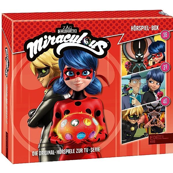 Miraculous - Hörspiel-Box.Folge.38-40,3 Audio-CD, Miraculous