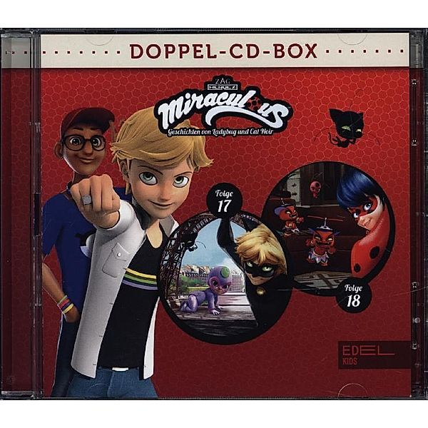 Miraculous-Hörspiel-Doppel-Box,2 Audio-CD, Miraculous