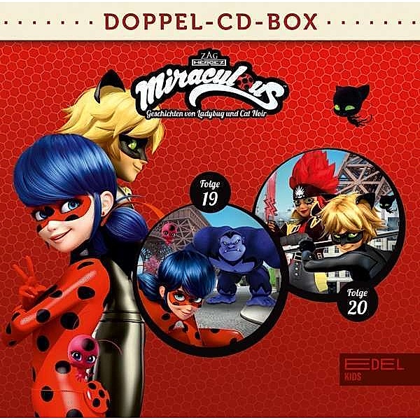 Miraculous-Hörspiel-Doppel-Box,2 Audio-CD, Miraculous
