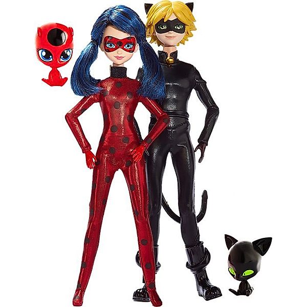 Bandai Miraculous Ladybug und Cat Noir 26cm