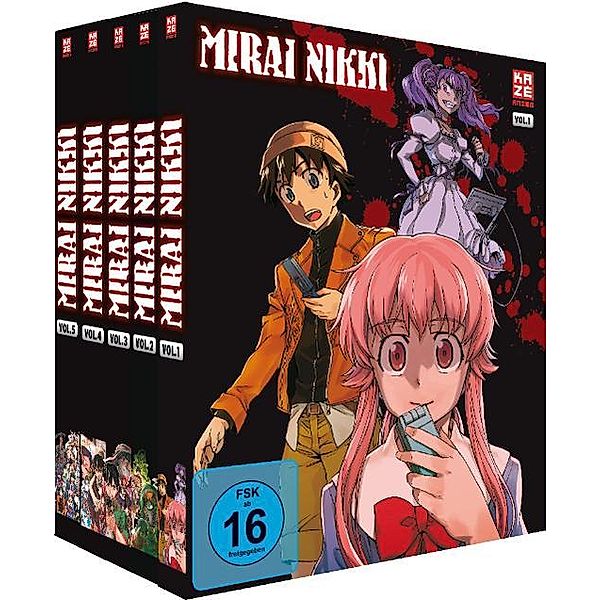 Mirai Nikki - Gesamtausgabe - Bundle - Vol.1-5, Naoto Hosoda