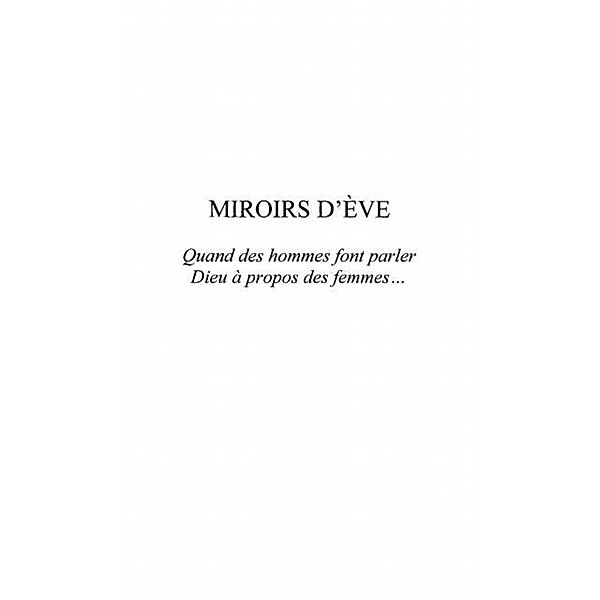 Miroirs d'eve / Hors-collection, Tonus Myriam