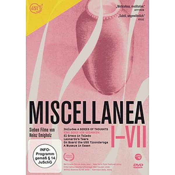 Miscellanea I-VII - Sieben Filme von Heinz Emigholz, Heinz Emigholz
