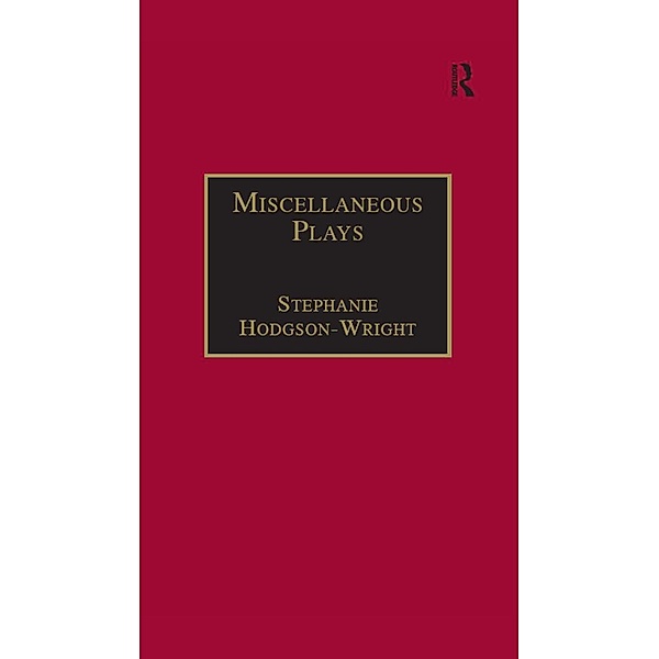Miscellaneous Plays, Stephanie Hodgson-Wright