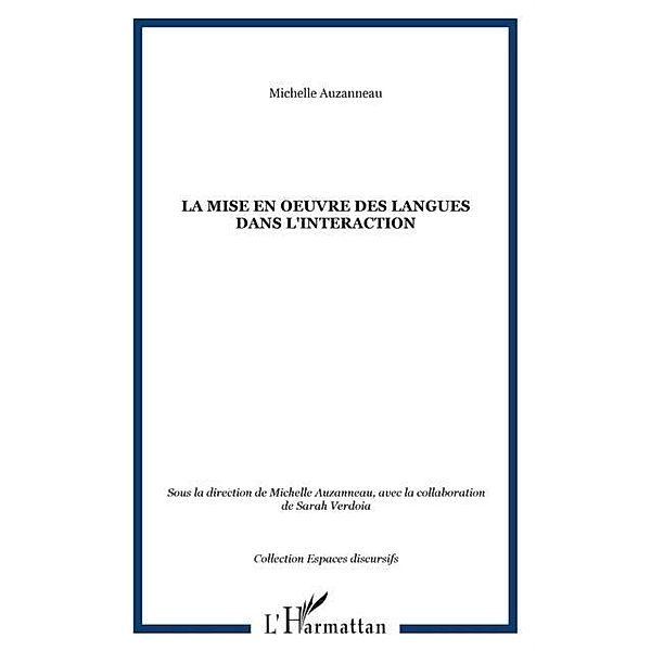 Mise en oeuvre des langues dans interact / Hors-collection, Michelle Auzanneau