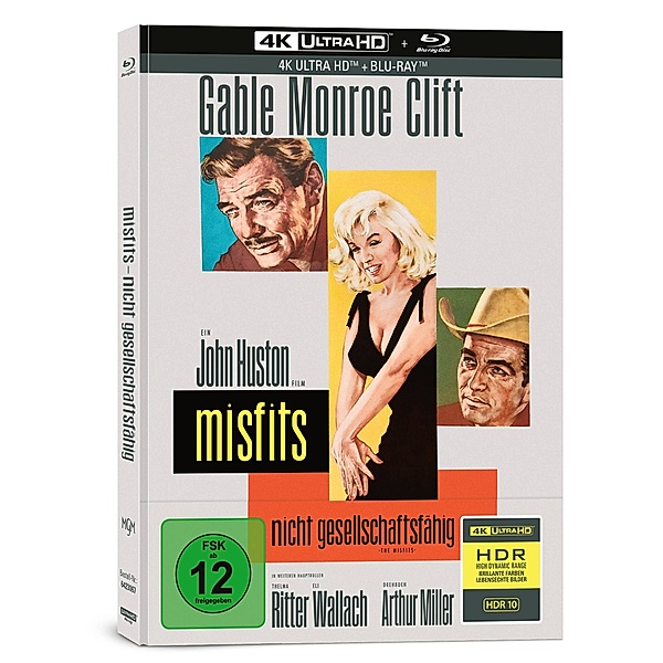 Misfits: Nicht gesellschaftsfähig - 2-Disc Limited Collector's Edition im Mediabook (4K Ultra HD), John Huston