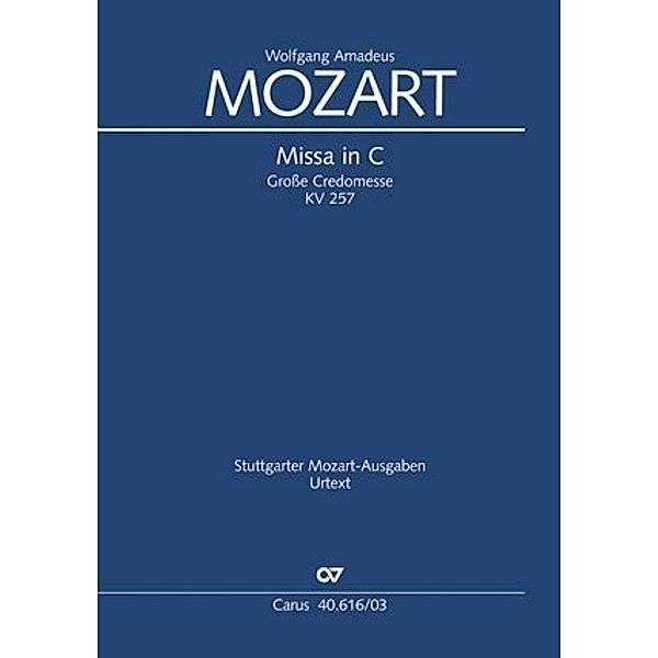 Missa in C (Klavierauszug), Wolfgang Amadeus Mozart