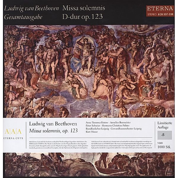 Missa Solemnis D-Dur Op.123 (Vinyl), Ludwig van Beethoven