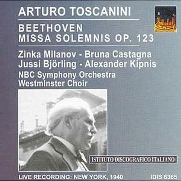 Missa Solemnis Op.123, Arturo Toscanini