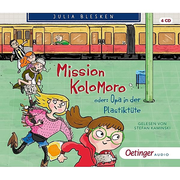 Mission Kolomoro oder: Opa in der Plastiktüte,4 Audio-CD, Julia Blesken