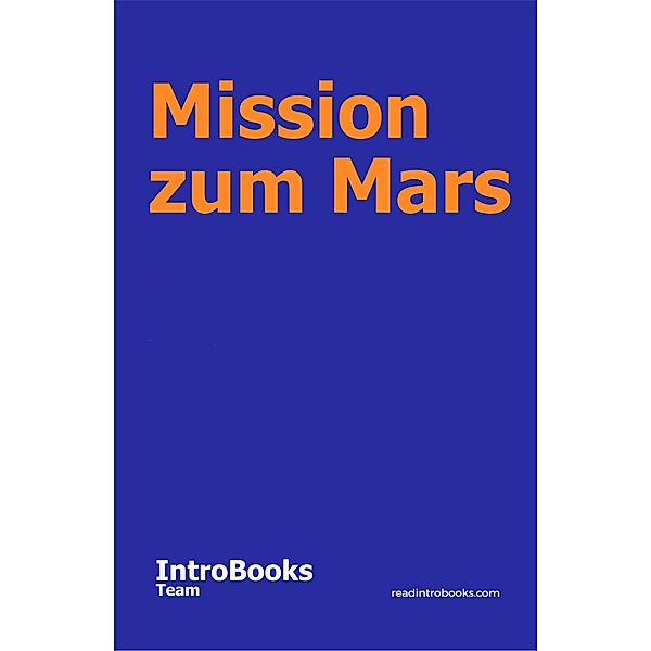 Mission zum Mars, IntroBooks Team