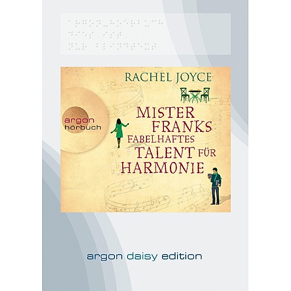 Mister Franks fabelhaftes Talent für Harmonie (DAISY Edition) (DAISY-Format), 1 Audio-CD, 1 MP3, Rachel Joyce