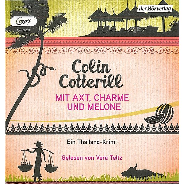 Mit Axt, Charme und Melone, mp3-CD, Colin Cotterill