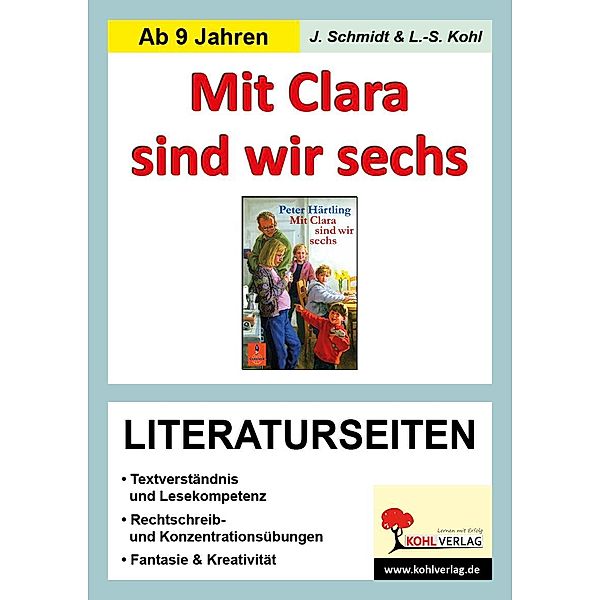 Mit Clara sind wir sechs - Literaturseiten, Jasmin Schmidt, Lynn S Kohl