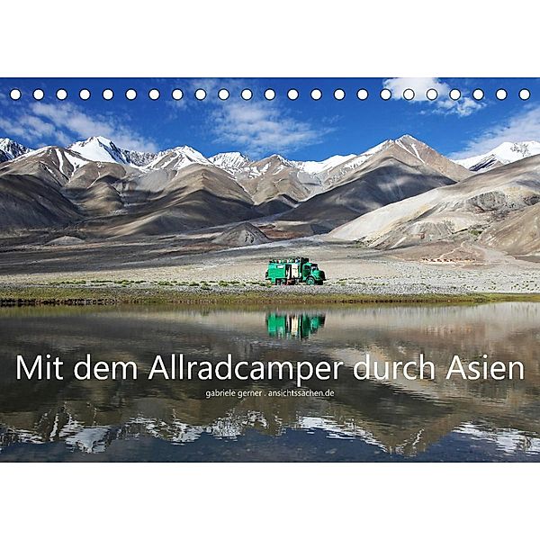 Mit dem Allradcamper durch Asien (Tischkalender 2023 DIN A5 quer), Gabriele Gerner