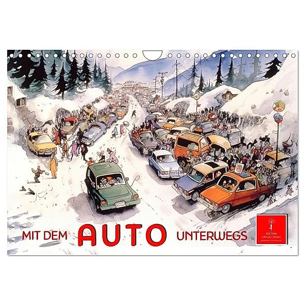 Mit dem Auto unterwegs (Wandkalender 2024 DIN A4 quer), CALVENDO Monatskalender, Peter Roder