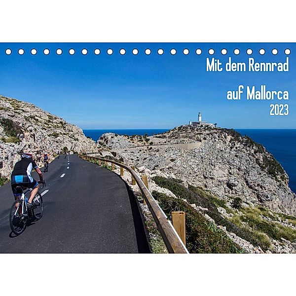 Mit dem Rennrad auf MallorcaAT-Version  (Tischkalender 2023 DIN A5 quer), Herbert Poul