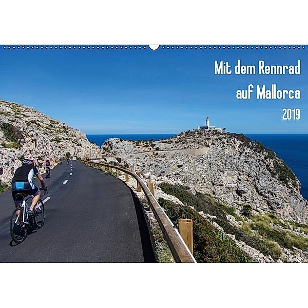 Mit dem Rennrad auf MallorcaAT-Version (Wandkalender 2019 DIN A2 quer), Herbert Poul