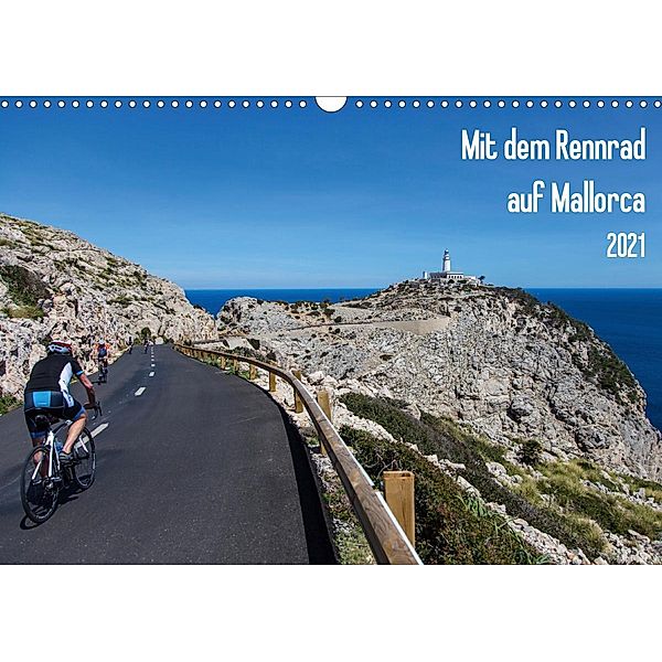Mit dem Rennrad auf MallorcaAT-Version (Wandkalender 2021 DIN A3 quer), Herbert Poul