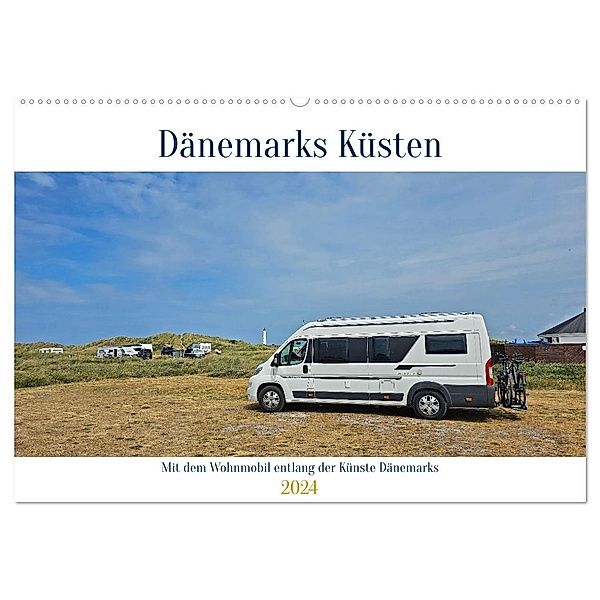 Mit dem Wohnmobil entlang der Küste Dänemarks (Wandkalender 2024 DIN A2 quer), CALVENDO Monatskalender, Beate Bussenius