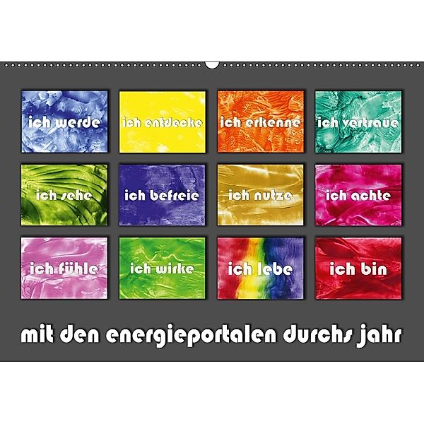 mit den energieportalen durchs jahr (Wandkalender 2018 DIN A2 quer), Frauke Paetsch