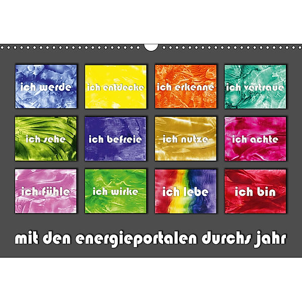 mit den energieportalen durchs jahr (Wandkalender 2019 DIN A3 quer), Frauke Paetsch