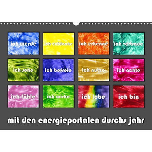 mit den energieportalen durchs jahr (Wandkalender 2022 DIN A3 quer), Frauke Paetsch