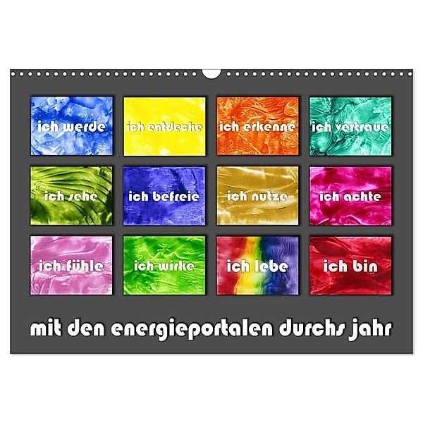 mit den energieportalen durchs jahr (Wandkalender 2024 DIN A3 quer), CALVENDO Monatskalender, Frauke Paetsch