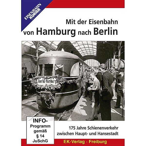 Mit der Eisenbahn von Hamburg nach Berlin,DVD-Video