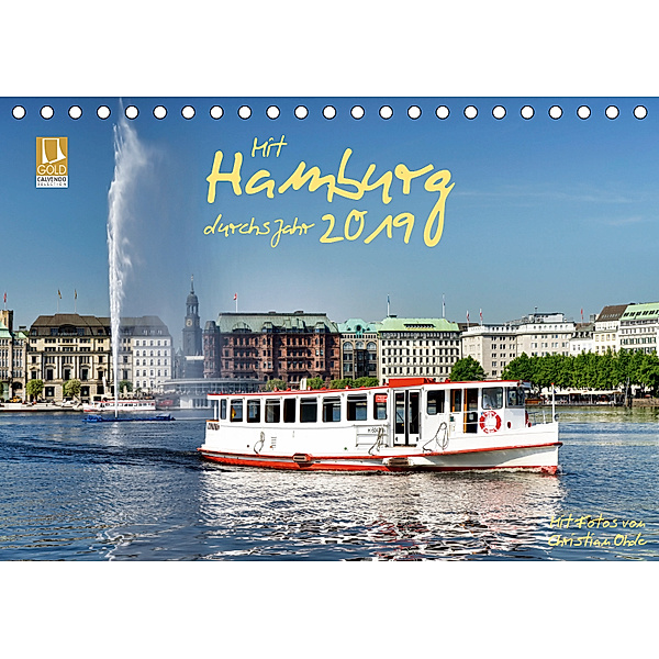 Mit Hamburg durchs Jahr 2019 (Tischkalender 2019 DIN A5 quer), Christian Ohde