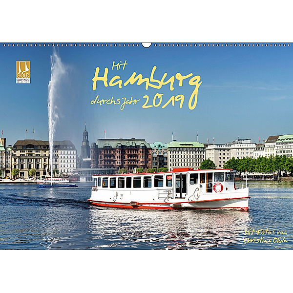 Mit Hamburg durchs Jahr 2019 (Wandkalender 2019 DIN A2 quer), Christian Ohde