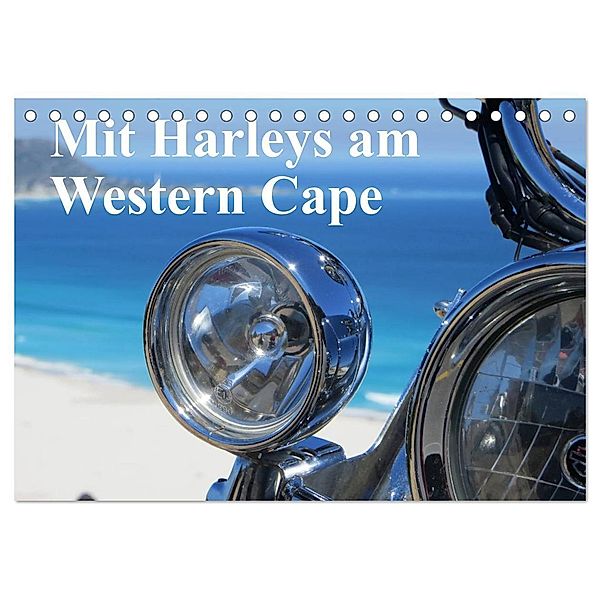 Mit Harleys am Western Cape (Tischkalender 2025 DIN A5 quer), CALVENDO Monatskalender, Calvendo, Sandro Iffert