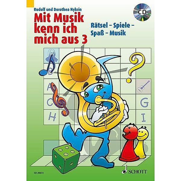 Mit Musik kenn ich mich aus / Mit Musik kenn ich mich aus, m. Audio-CD.Bd.3, Dorothea Nykrin, Rudolf Nykrin