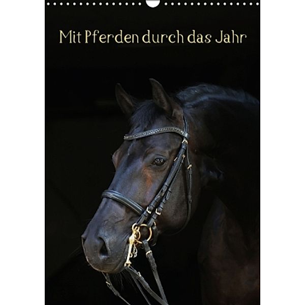Mit Pferden durch das Jahr (Wandkalender 2014 DIN A3 hoch), Anja Blum