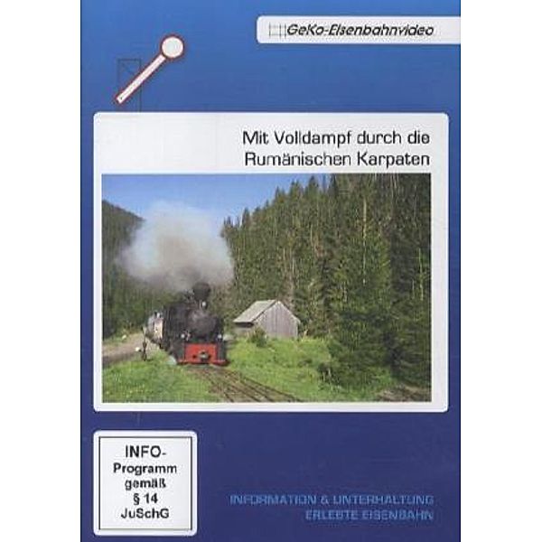 Mit Volldampf durch die Rumänischen Karpaten - Die Wassertalbahn, 1 DVD