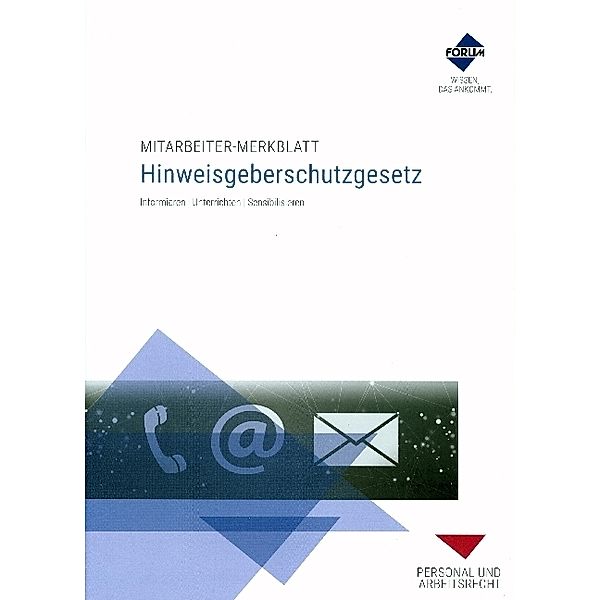 Mitarbeiter-Merkblatt Hinweisgeberschutzgesetz, Forum Verlag Herkert GmbH