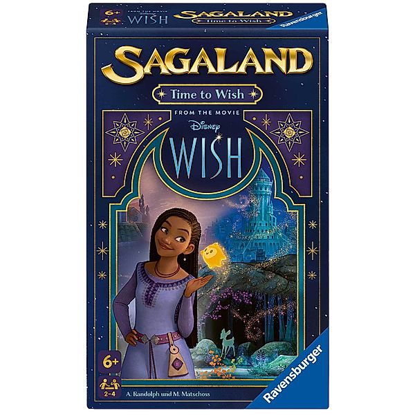 Ravensburger Verlag Mitbringspiel DISNEY WISH - SAGALAND, Alex Randolph, Michel Matschoss