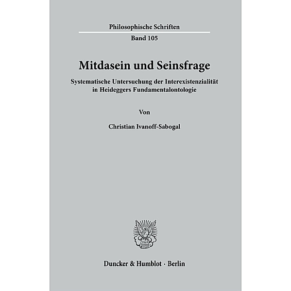 Mitdasein und Seinsfrage., Christian Ivanoff-Sabogal