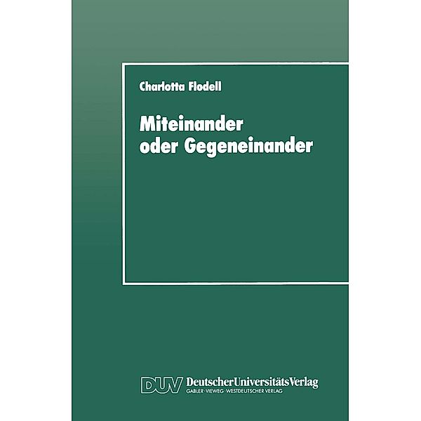 Miteinander oder Gegeneinander, Charlotta Flodell