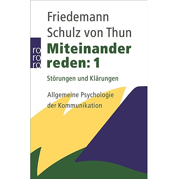 Miteinander reden 1 / Miteinander reden Bd.1, Friedemann Schulz Von Thun