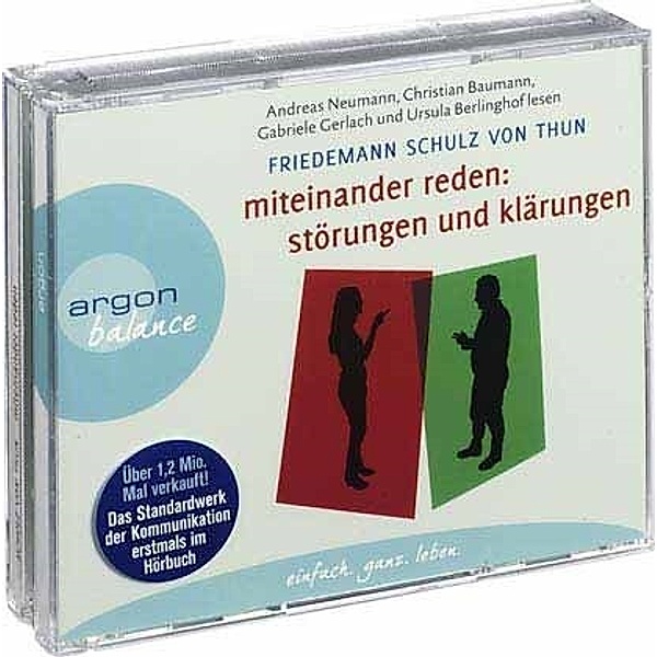 Miteinander reden.Tl.1,4 Audio-CDs, Friedemann Schulz Von Thun