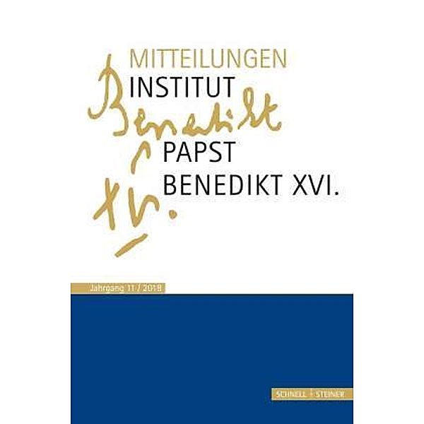 Mitteilungen Institut Papst Benedikt XVI.