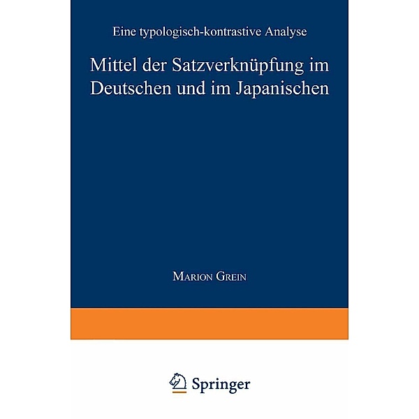 Mittel der Satzverknüpfung im Deutschen und im Japanischen / DUV Sprachwissenschaft