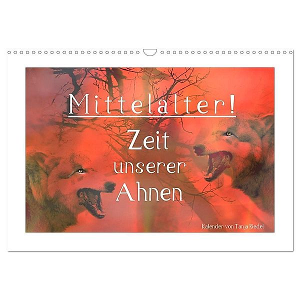 Mittelalter - Zeit unserer Ahnen (Wandkalender 2025 DIN A3 quer), CALVENDO Monatskalender, Calvendo, Tanja Riedel