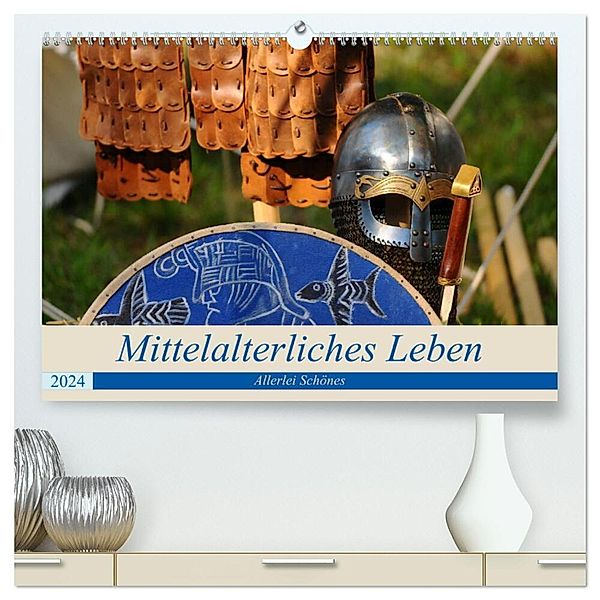 Mittelalterliches Leben - Allerlei Schönes (hochwertiger Premium Wandkalender 2024 DIN A2 quer), Kunstdruck in Hochglanz, Nordstern