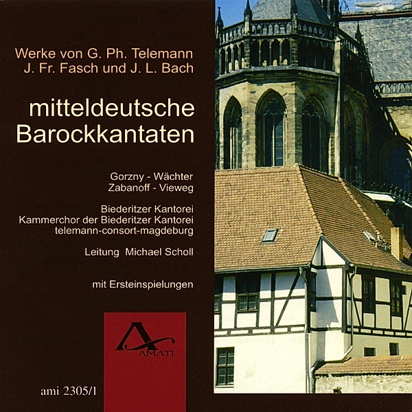 Mitteldeutsche Barockkantaten, Scholl, Biederitzer Kantorei, Telemann-Consort-Magde