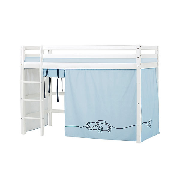 hoppekids Mittelhochbett BUNDLE ECO DREAM III 90 x 200 cm (Farbe: Cars)