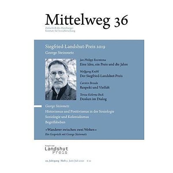Mittelweg 36 - 2020/03 - George Steinmetz. Siegfried-Landshut-Preis 2019