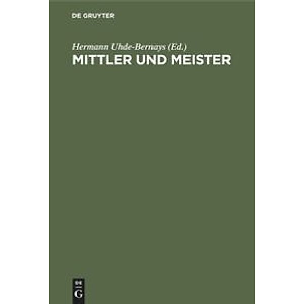 Mittler und Meister